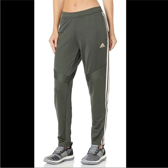 ADIDAS | Climacool Tiro 19 Green & Pink Track Pants Women’s Size Small - Picture 1 of 12